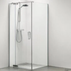 Douchecabine Sealskin Custom Links 90x90 Cm Zilver Hoogglans Helder Glas