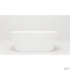 Vrijstaand Ligbad Arqua Crosstone Evi Solid Surface 180x80x57 Mat Wit