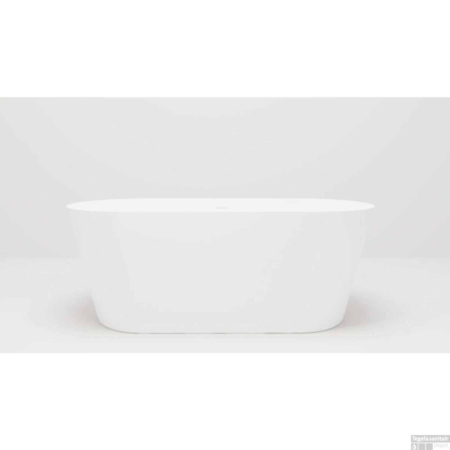 Vrijstaand Ligbad Arqua Crosstone Evi Solid Surface 180x80x57 Mat Wit 1 Vrijstaand Ligbad Arqua Crosstone Evi Solid Surface 180x80x57 Mat Wit