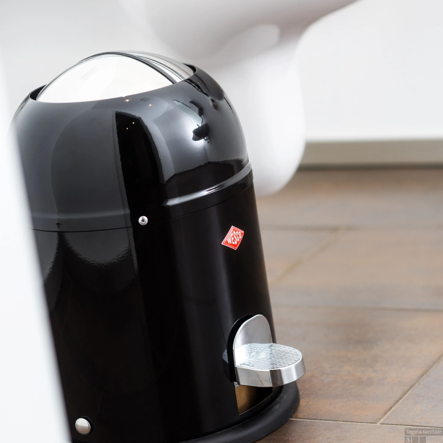 Afvalemmer Wesco Mini Master 6 Liter RVS 2 Afvalemmer Wesco Mini Master 6 Liter RVS - Afbeelding 2