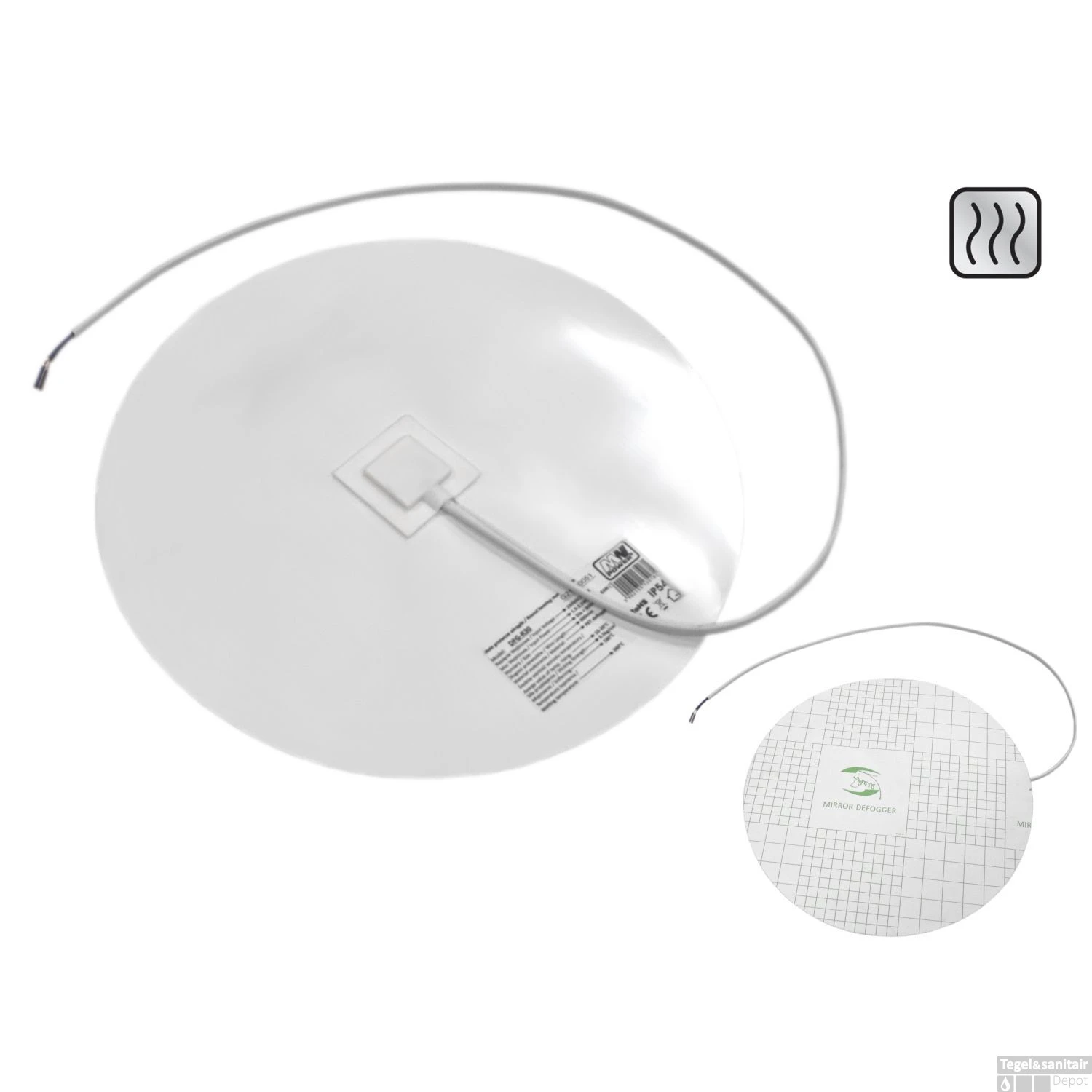 Spiegelverwarming Sanicare Zelfklevend 30cm Rechtstreeks Op Het Lichtnet Aan Te Sluiten 1 Spiegelverwarming Sanicare Zelfklevend 30cm Rechtstreeks Op Het Lichtnet Aan Te Sluiten