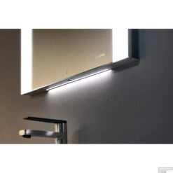 Badkamerspiegel Sapho Durango 100x70 Cm LED-Verlichting Contactloze Sensor -SEALSKIN Winkel dg100 badkamerspiegel sapho durango 100x70 cm led verlichting contactloze sensor 7