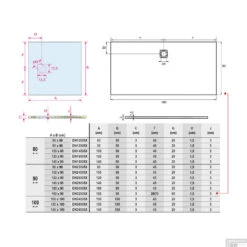Douchebak Riho Velvet Sole 100x90 Cm Mat Wit -SEALSKIN Winkel douchebak riho velvet sole 100x90 cm mat wit tech