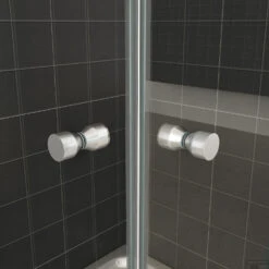 ACTIE Wiesbaden Douchecabine | Kwartrond 80x80x190cm | 5mm Helder Glas -SEALSKIN Winkel douchecabine wiesbaden hoekinstap 190cm 20.3710 2