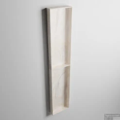 MONDIAZ EASY Nis 89,5x29,5cm In Solid Surface Kleur Ostra. 2 Vakken Geschikt Voor In- Of Opbouw