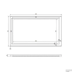 Badkamerspiegel Sapho Flut 120x70 Cm LED-Verlichting Omlijsting Wit 17 Badkamerspiegel Sapho Flut 120x70 Cm LED-Verlichting Omlijsting Wit -SEALSKIN Winkel ft120 badkamerspiegel sapho flut 120x70 cm led verlichting omlijsting wit 8
