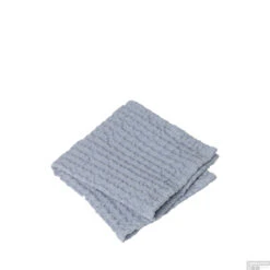 Gastendoekjes Blomus Caro 30x30 Cm Organisch Katoen Ashley Blue (set Van 2 Stuks)