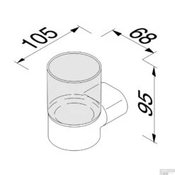 Glashouder Geesa Wynk Met Glas Chroom 9 Glashouder Geesa Wynk Met Glas Chroom -SEALSKIN Winkel glashouder geesa wynk met glas chroom tech