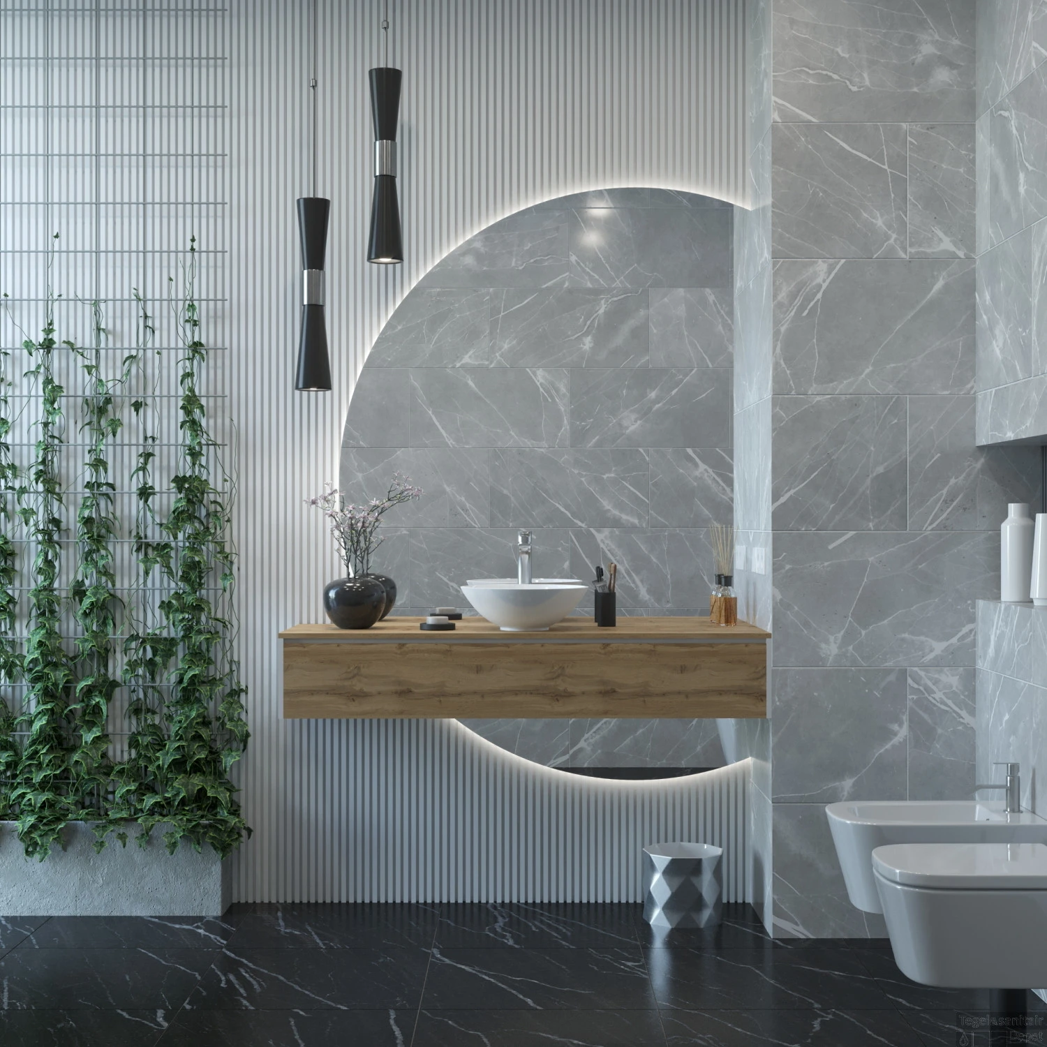 Badkamermeubelset Gliss Design Calypso 120 Cm Rustiek Eiken 1 Badkamermeubelset Gliss Design Calypso 120 Cm Rustiek Eiken