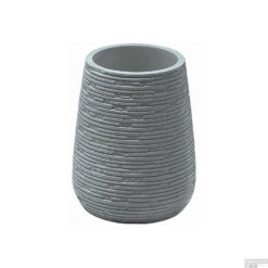 Tandenborstelhouder Sapho Gemini Vrijstaand 11.1x8.7 Cm Polyresin Grijs