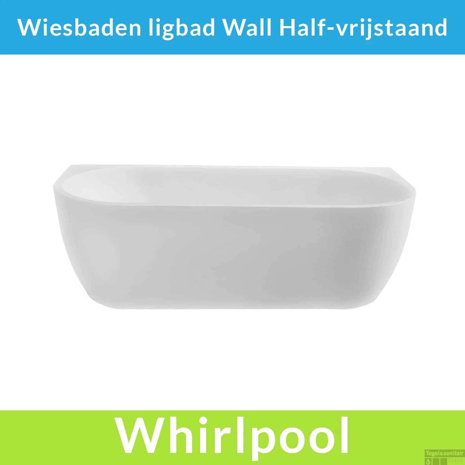 Half Vrijstaande Whirlpool Wiesbaden Wall 180x80x58 Cm Luchtsysteem Met Gunmetal Jets Mat Wit 1 Half Vrijstaande Whirlpool Wiesbaden Wall 180x80x58 Cm Luchtsysteem Met Gunmetal Jets Mat Wit