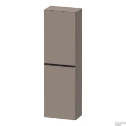 Hoge Kast Duravit D-Neo Kolomkast Wand 132 Cm Linksdraaiend Mat Basalt