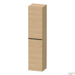 Hoge Kast Duravit D-Neo Kolomkast Wand 176 Cm Rechtsdraaiend Mat Natuur Eiken