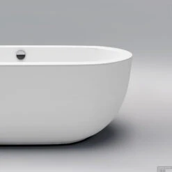 Clou InBe Vrijstaand Ligbad Ovaal 180x85x61 Cm Met Overloop Acryl Wit -SEALSKIN Winkel ib 05.40102 d