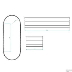 Tankkd IJsbad | Green Label Oval | 244x61x91cm | Aluminium 9 Tankkd IJsbad | Green Label Oval | 244x61x91cm | Aluminium -SEALSKIN Winkel ijsbad tankkd green label oval 244x61x91 cm aluminium tech