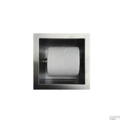 Inbouw Toiletrolhouder Sanilux RVS 13,5x13x12 Cm