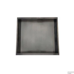 BWS Inbouwnis | 30x30x7cm | RVS Black Chrome