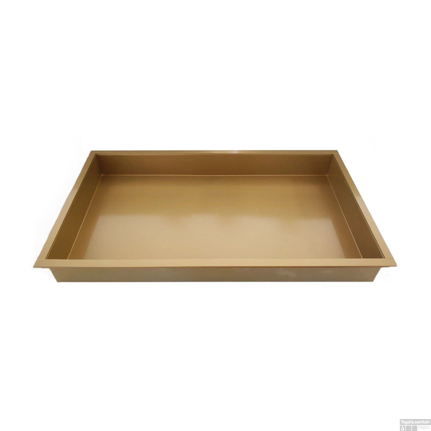 BWS Inbouwnis | 30x60x10cm | RVS Goud 2 BWS Inbouwnis | 30x60x10cm | RVS Goud - Afbeelding 2