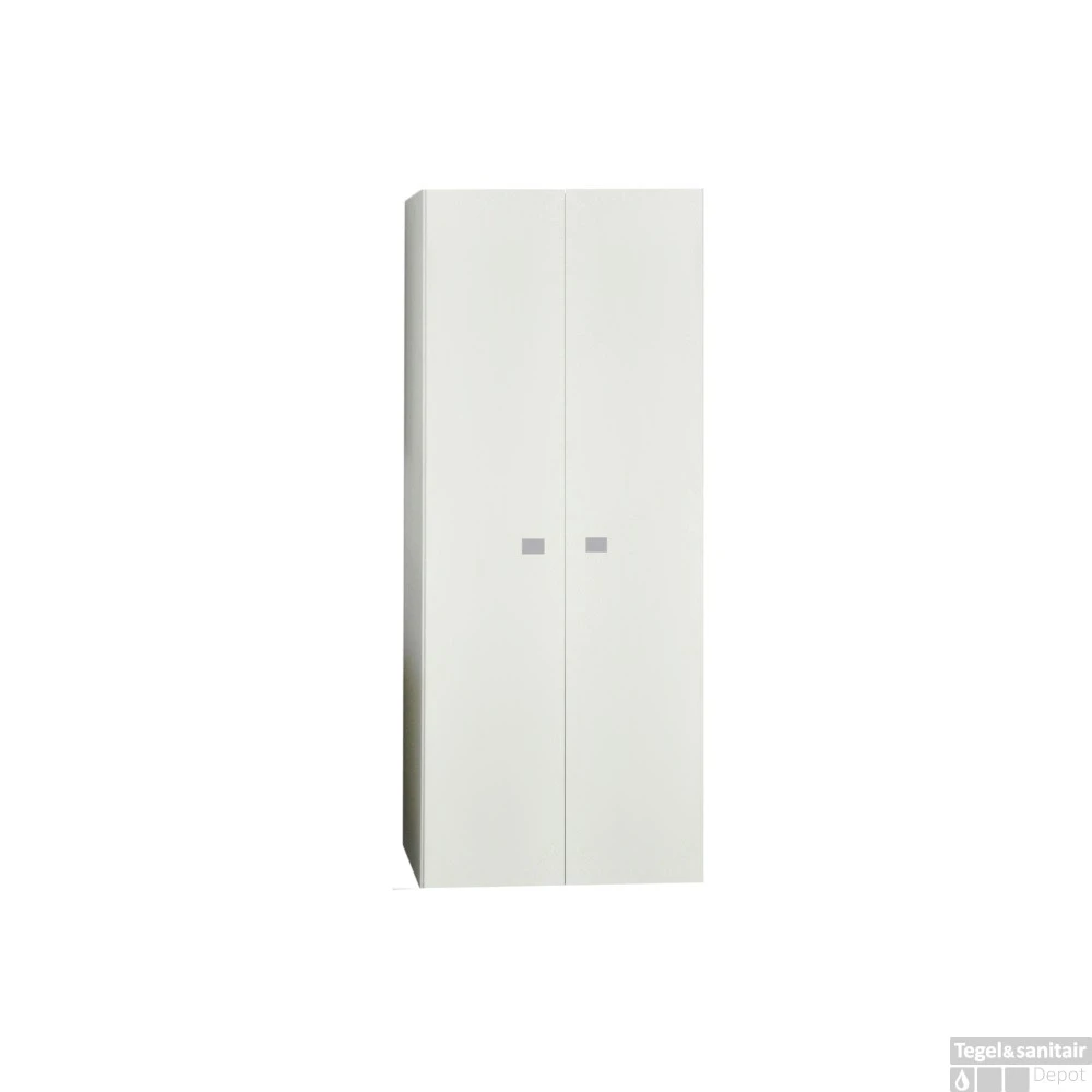 Kolomkast Sanicare Q5 2 Soft-Close Deuren 160 Cm Schots-Eiken 2 Kolomkast Sanicare Q5 2 Soft-Close Deuren 160 Cm Schots-Eiken - Afbeelding 2