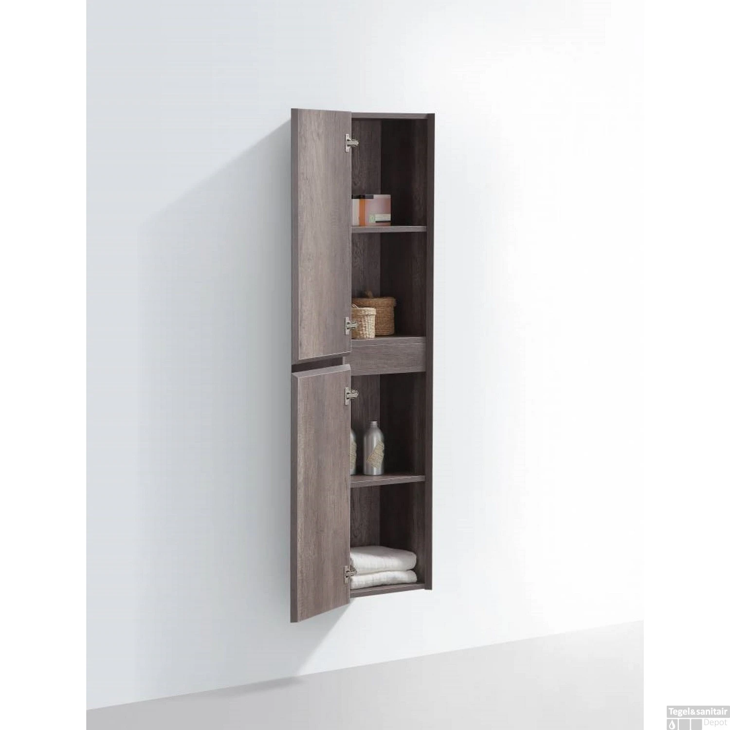 Kolomkast Sanilux Infinity 160x35x35 Cm Century Oak 4 Kolomkast Sanilux Infinity 160x35x35 Cm Century Oak - Afbeelding 4