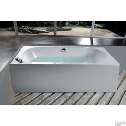 Ligbad Polysan Astra Inbouw 165x75x48 Cm Wit