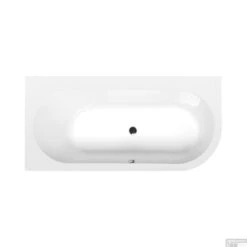 Ligbad Polysan Astra Slim Inbouw 165x80x48 Cm Asymmetrisch Links Wit