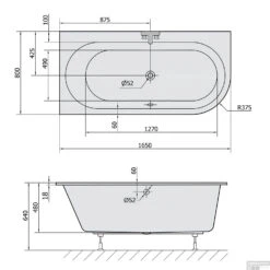 Ligbad Polysan Astra Slim Inbouw 165x80x48 Cm Asymmetrisch Links Wit 5 Ligbad Polysan Astra Slim Inbouw 165x80x48 Cm Asymmetrisch Links Wit -SEALSKIN Winkel ligbad polysan astra slim inbouw 165x80x48 cm asymmetrisch links wit sph33611s tech