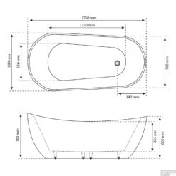 Ligbad Vrijstaand Boss & Wessing 176x86x67 Cm Hoogglans Wit 7 Ligbad Vrijstaand Boss & Wessing 176x86x67 Cm Hoogglans Wit -SEALSKIN Winkel ligbad vrijstaand boss wessing 176x86x67 cm hoogglans wit tech