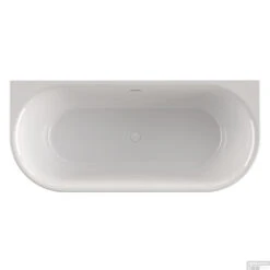 Ligbad Xenz Fay Half Vrijstaand 180x80 Cm Glanzend Wit