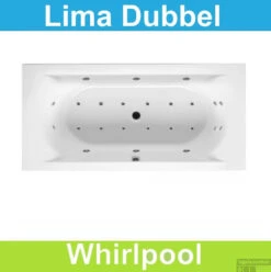 Ligbad Riho Lima 180 X 80 Cm Whirlpool Dubbel Systeem