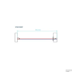 Nisdeur Van Rijn ST02 Draaideur 100x200 Cm 6 Mm Chroom -SEALSKIN Winkel nisdeur van rijn st02 draaideur 100x200 cm 6 mm chroom tech