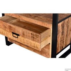 Onderkast Boss & Wessing Mango Wood 60x45x80 Cm Met Mat Zwart Metaal 9 Onderkast Boss & Wessing Mango Wood 60x45x80 Cm Met Mat Zwart Metaal -SEALSKIN Winkel onderkast bws mango wood 60x45x80 cm detail3