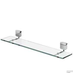 Planchet Geesa Topaz Met Glas En Muurbeugel Chroom