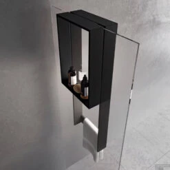 Planchet Novellini Kuadra Voor Douchewand 90x35x18 Cm Mat Zwart