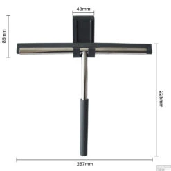 Raamwisser Xellanz Boss & Wessing Inclusief Flexibele Glashaak RVS