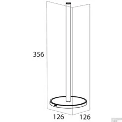 Reserverolhouder Tiger Tune Vrijstaand Messing Geborsteld/Zwart 9 Reserverolhouder Tiger Tune Vrijstaand Messing Geborsteld/Zwart -SEALSKIN Winkel reserverolhouder tiger tune vrijstaand messing geborsteld zwart tech