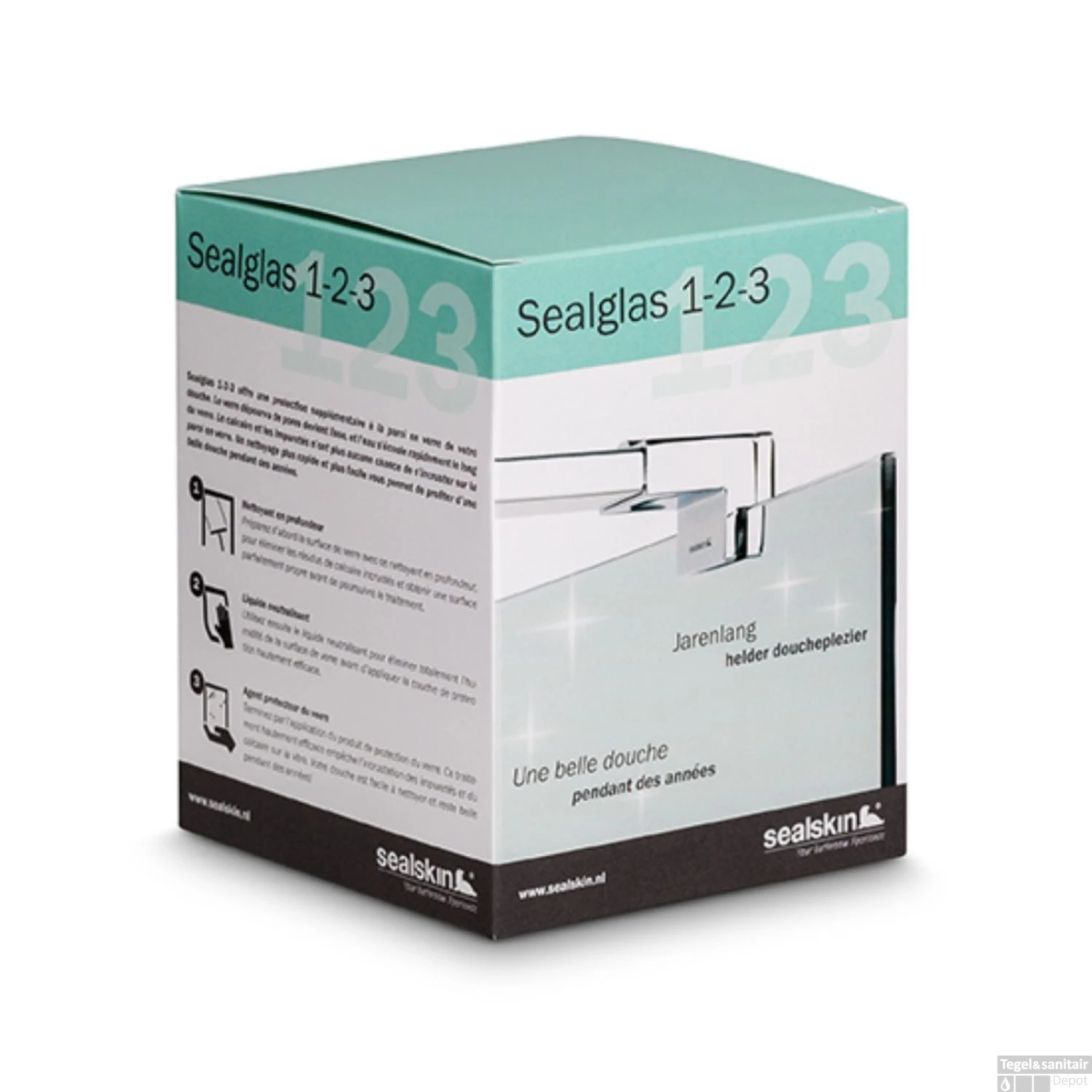 Sealglas Sealskin 1-2-3 Douche Onderhoud 1 Sealglas Sealskin 1-2-3 Douche Onderhoud