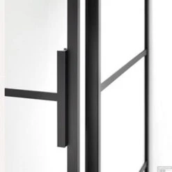 Douchecabine Sealskin Soho Matzwart 100x100cm 210 Cm Hoog Helderglas 8mm 8 Douchecabine Sealskin Soho Matzwart 100x100cm 210 Cm Hoog Helderglas 8mm -SEALSKIN Winkel sealskin detail handvat 1 1