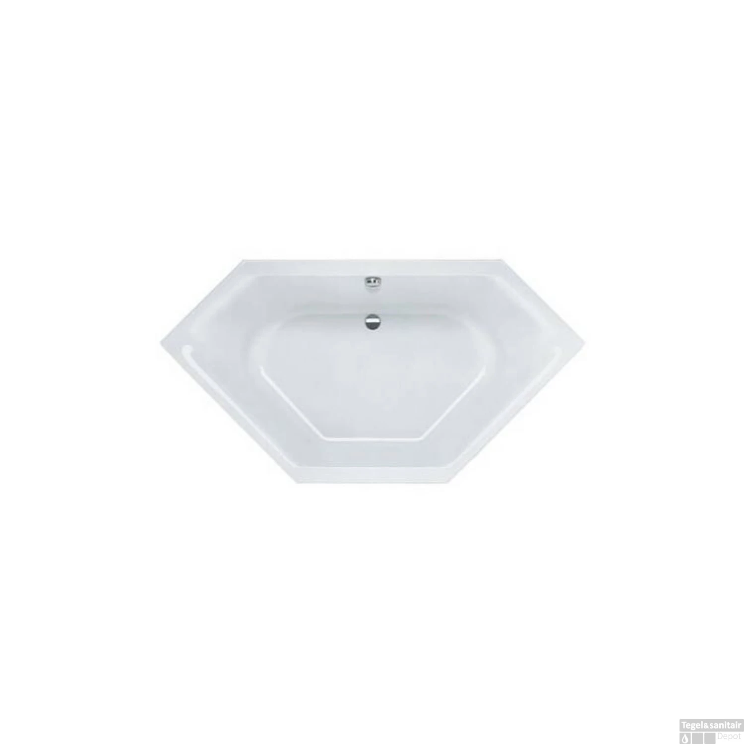 Sealskin Ligbad Senso Slimfit 145x145 Cm Wit 1 Sealskin Ligbad Senso Slimfit 145x145 Cm Wit