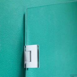 Badwand Sealskin 'I AM' 85x160 Cm Chroom/Zilver 1 Deel Helder Antikalk Glas -SEALSKIN Winkel sk010855335100 badwand get wet by sealskin i am 85x160 cm chroom zilver 1 deel helder antikalk glas 3