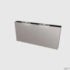 Spiegelkast Boss & Wessing Cube 150x70x16 Cm Mat Zwart Urban (3 Deuren) -SEALSKIN Winkel spiegelkast boss wessing cube 150x70x16 cm mat zwart shop