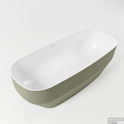 Nieuwkomers 1 STONE Vrijstaand Bad 170x75cm Kleur Army / Talc