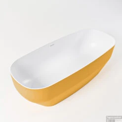 Nieuwkomers 23 STONE Vrijstaand Bad 170x75cm Kleur Ocher / Talc