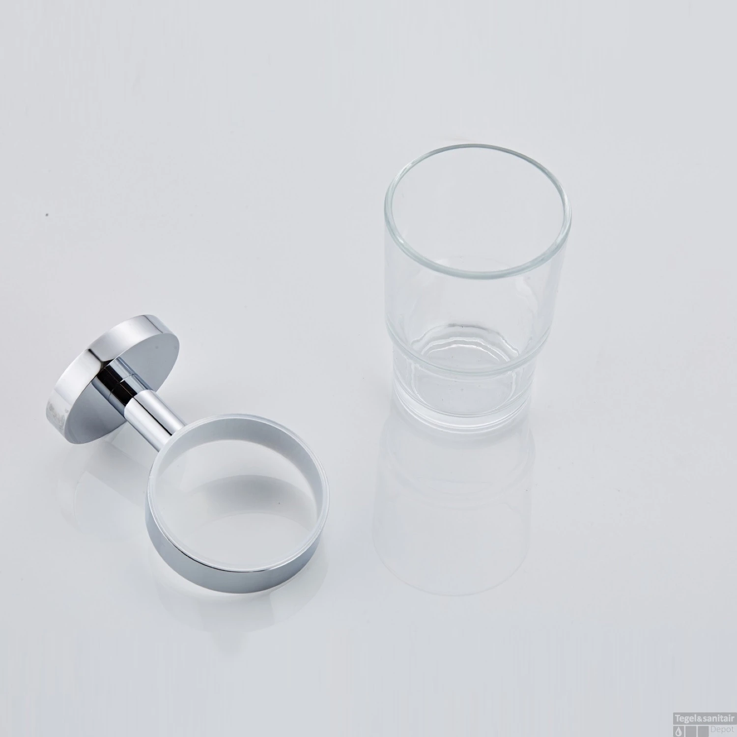 Tandenborstelhouder Boss & Wessing Talpa Ø 65mm Messing Chroom 3 Tandenborstelhouder Boss & Wessing Talpa Ø 65mm Messing Chroom - Afbeelding 3