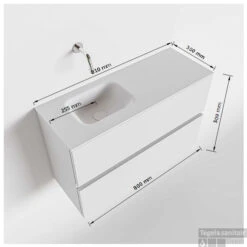 MONDIAZ ADA 80cm Toiletmeubel Urban. LEX Wastafel Talc Links 1 Kraangat 9 MONDIAZ ADA 80cm Toiletmeubel Urban. LEX Wastafel Talc Links 1 Kraangat -SEALSKIN Winkel tekening ada 80cm links 2557512589132 1