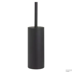 Tiger Noon Toiletborstel Met Houder Wandmodel Mat Zwart 9x11x38 Cm