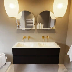 MONDIAZ VICA-DLUX 130cm Badmeubel Onderkast Urban 4 Lades. Inbouw Wastafel CLOUD Dubbel Zonder Kraangat, Kleur Opalo, En Spiegel Model SPOT 13 MONDIAZ VICA-DLUX 130cm Badmeubel Onderkast Urban 4 Lades. Inbouw Wastafel CLOUD Dubbel Zonder Kraangat, Kleur Opalo, En Spiegel Model SPOT -SEALSKIN Winkel vica dluxe inbouw cloud opalo urban front1 0052