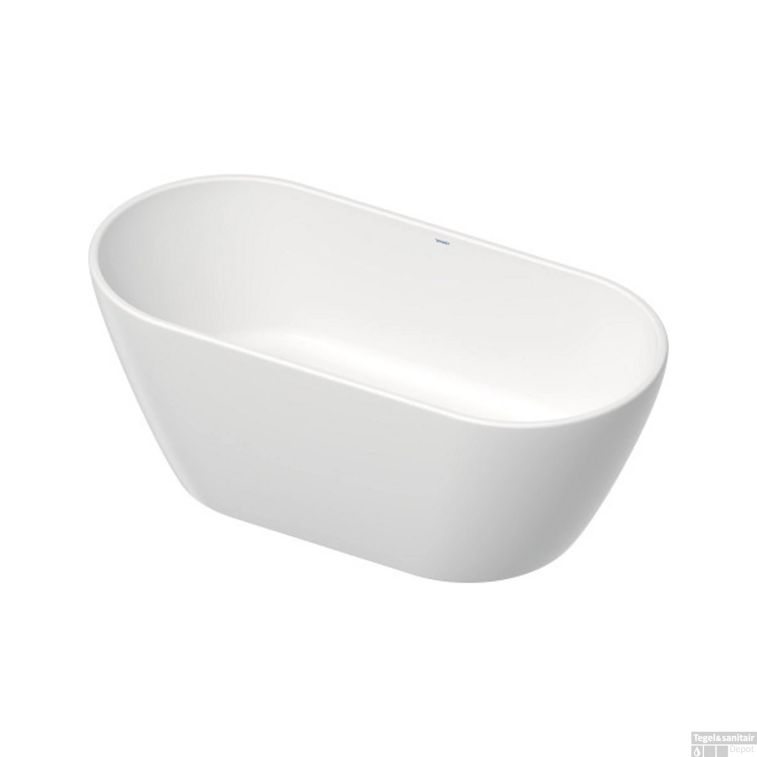 Vrijstaand Ligbad Duravit D-Neo 160x75x60 Cm Met Overloop Mat Wit 2 Vrijstaand Ligbad Duravit D-Neo 160x75x60 Cm Met Overloop Mat Wit - Afbeelding 2