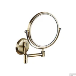 Make-up / Scheerspiegel Sapho Wandmontage Rond 15 Cm Brons