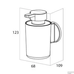 Zeepdispenser Tiger Tune Geborsteld Mat Zwart -SEALSKIN Winkel zeepdispenser tiger tune zwart metaal geborsteld zwart tech